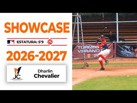 DEFENSA SÓLIDA EN SHORTSTOP| DHARLIN CHEVALIER 2B | CLASS 2026 - 2027 | JC ACADEMY